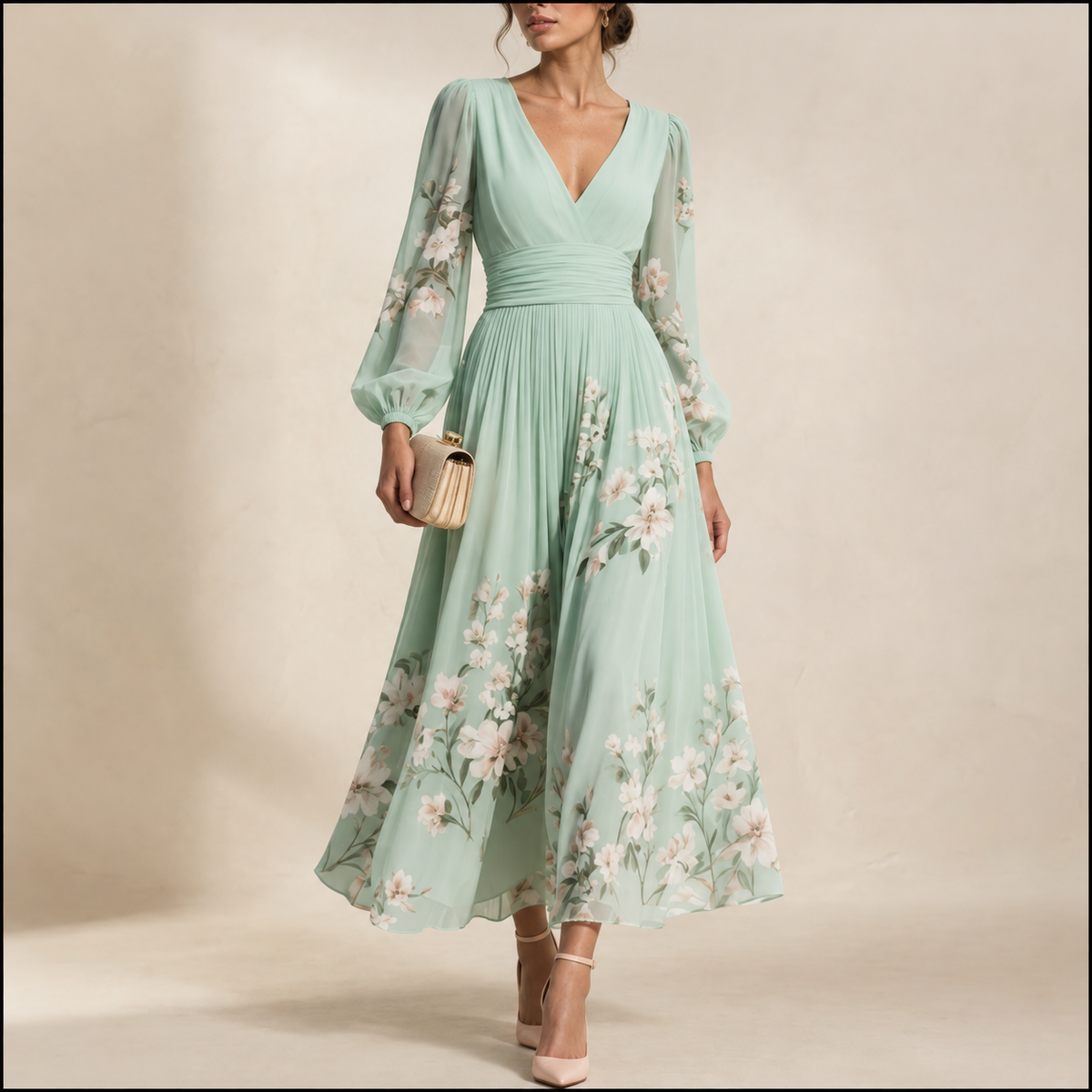 Savannah Floral Midi Dress