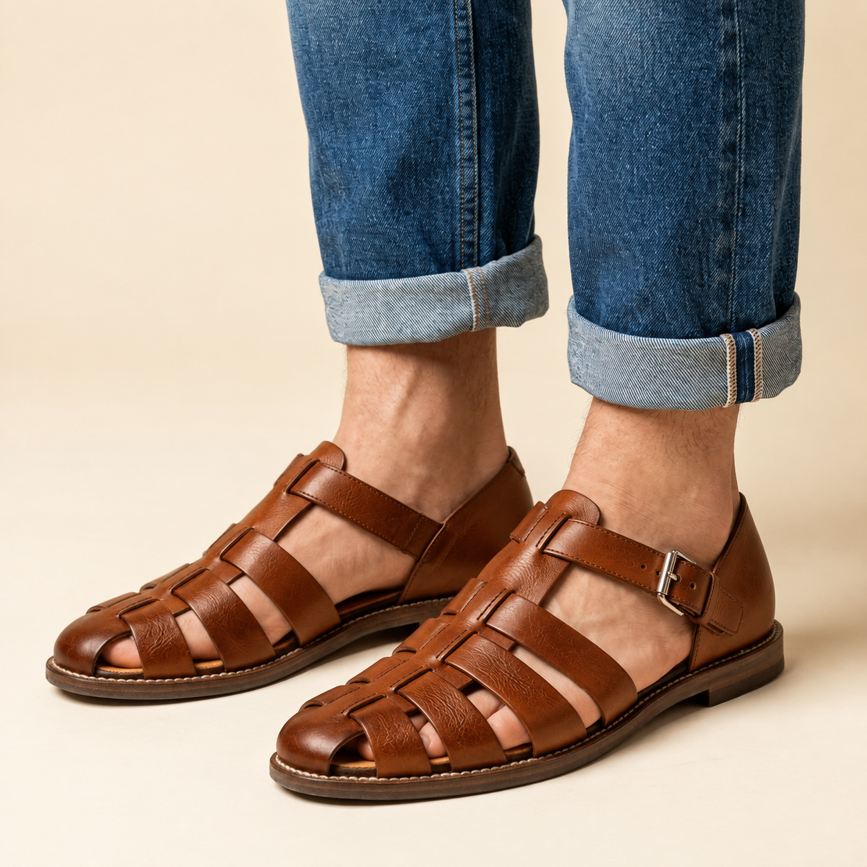Sylvester Leather Sandals