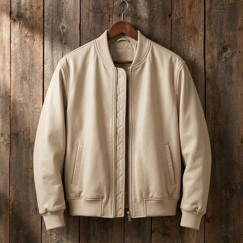 Vivian Leather Bomber