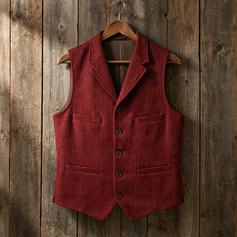 Sherman Men's Tweed Vest