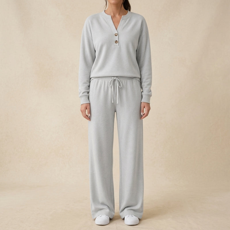 Virginia Relaxed Cotton-Blend Set