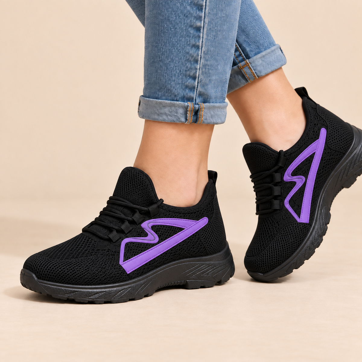 Penelope Lace-Up Sneakers