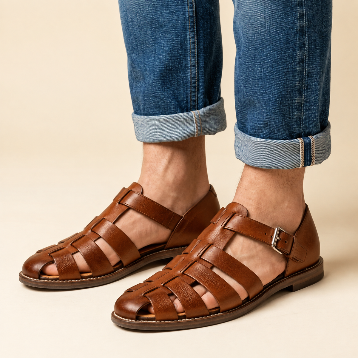 Sylvester Leather Sandals
